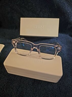 CHIMI Clear Square Blue Light Glasses - Clear Clear Frame / Unisex / Brand New🟢